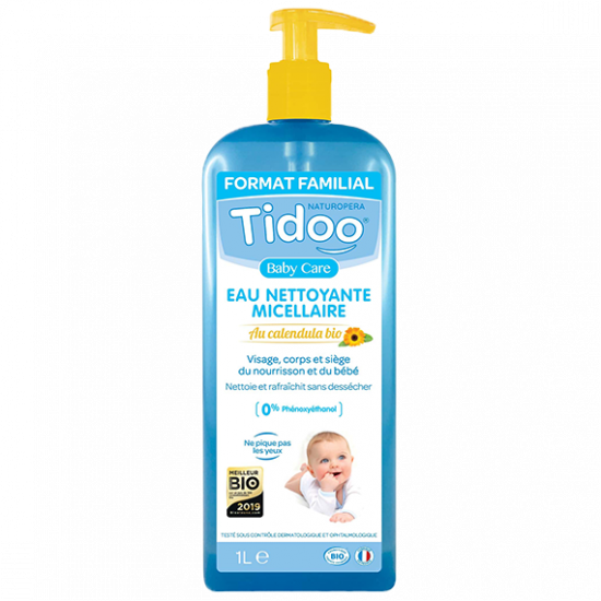 Eau Nettoyante Micellaire Bebe Bio Made In France Tidoo