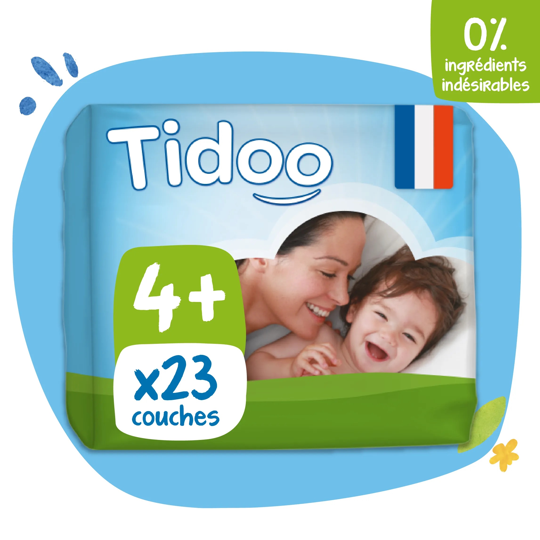 Tidoo Couche piscine T3 écologique 4-9 kg 